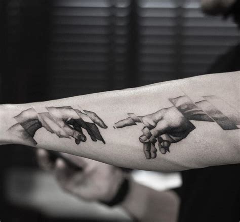 creation of adam tattoo|michelangelo adam body art.